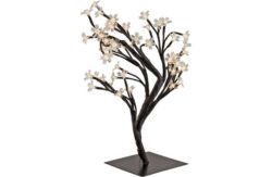 HOME Cherry Blossom 48 Light Table Lamp - Black